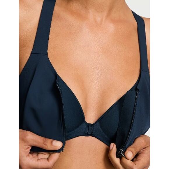 Victoria Secret Knockout Sport Bra Black Racerback in Size 34D - Picture 2 of 7